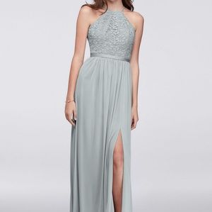 Size 8 full length bridesmaids dress: Mystic